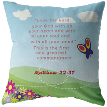 Load image into Gallery viewer, Love - The Greatest Commandment Matthew 22:37 Butterfly