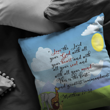 Load image into Gallery viewer, Love the Greatest Commandment Matthew 22:37 Noah