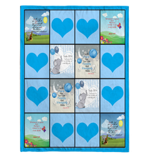 Load image into Gallery viewer, Treasured Toddler' Bible Verse Blanket 60 x 80 "Mink" Fleece GL