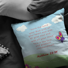 Load image into Gallery viewer, Love - The Greatest Commandment Matthew 22:37 Butterfly