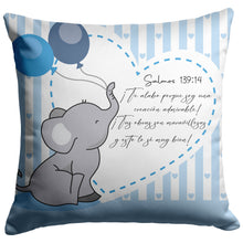 Load image into Gallery viewer, Almohadas en español Salmos 139  niño

